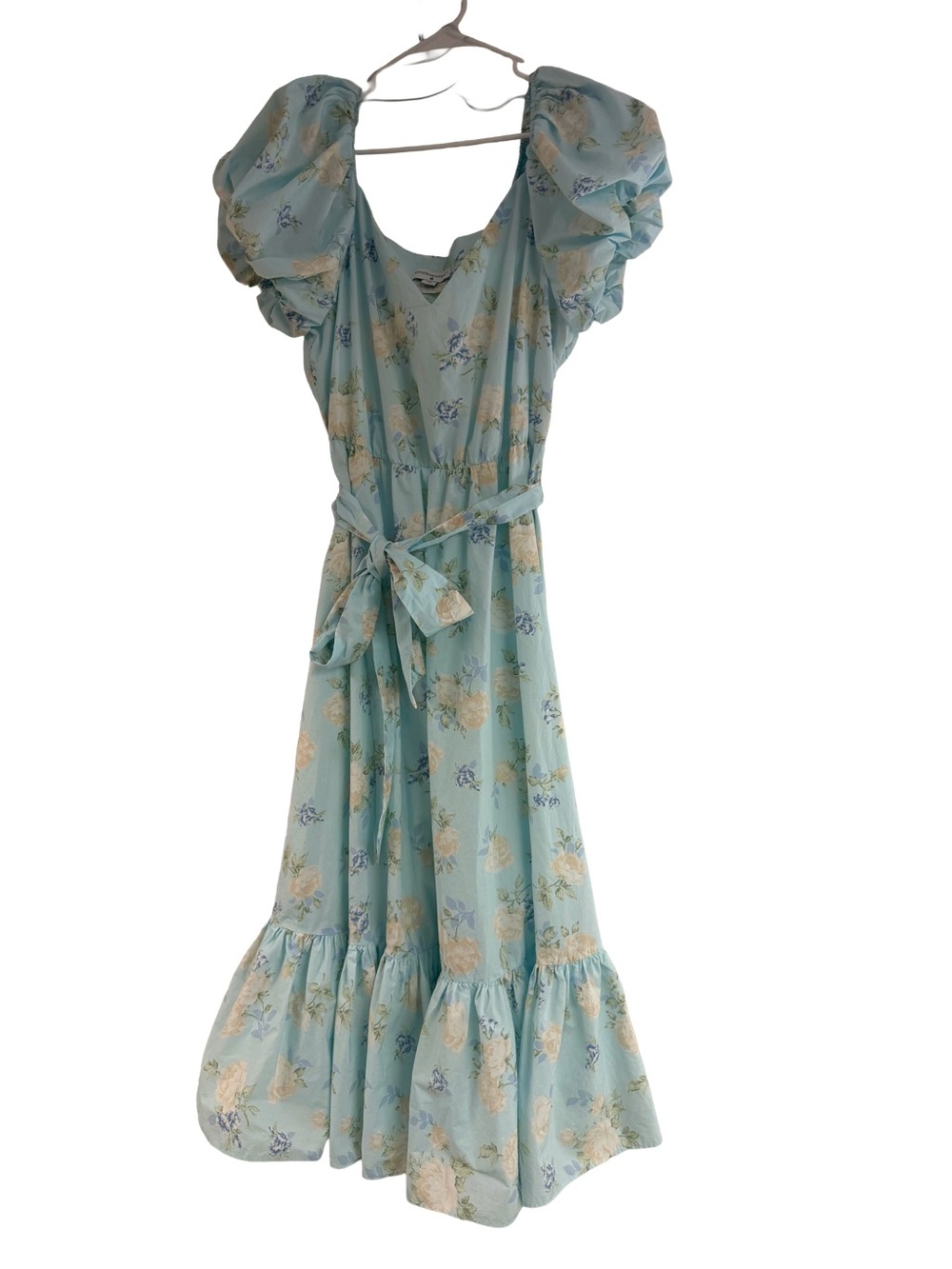 LoveShackFancy for Target Estelle Floral Dress with Puff Sleeves- Size 12